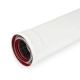Tubo coaxial estanco m-h aluminio 80-110x500