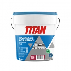 Impermeabilizante con poliuretano titan h10 rojo ingles 5kg