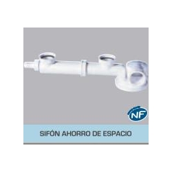 Sifon fregadera ahorro espacio 2 senos wirquin