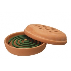 Quemador espiral pengo antimosquitos terracota con 10 espirales