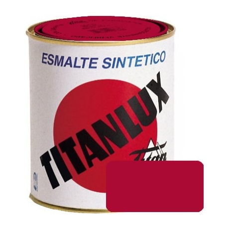 Esmalte sintetico 375 ml titanlux 523 - rojo vivo