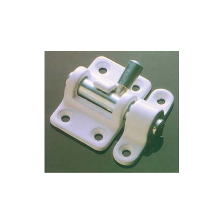 Cerrojo lufer 20 mm blanco normal zamak