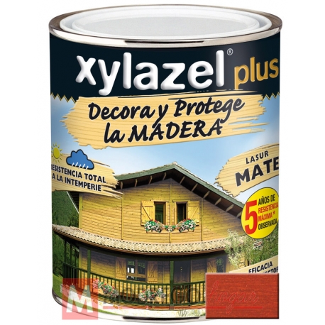 Barniz para madera 750 ml teca xylazel plus mate