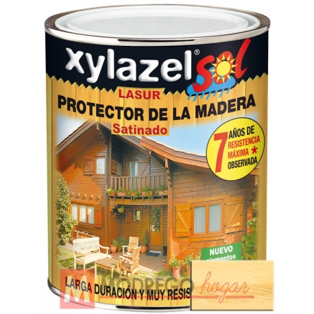 Barniz para madera lasur 750 ml incoloro xylazel satinado