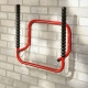 Soporte pared plegable mottez para 2 bicicletas