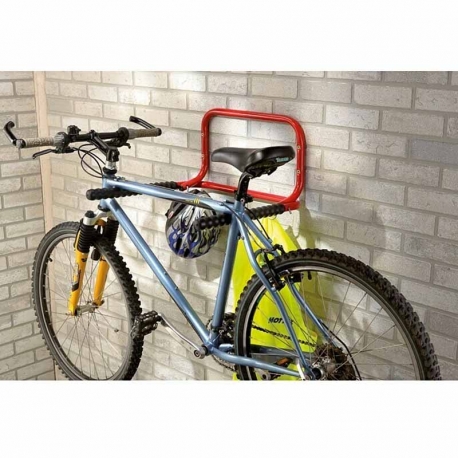 Soporte pared plegable mottez para 2 bicicletas