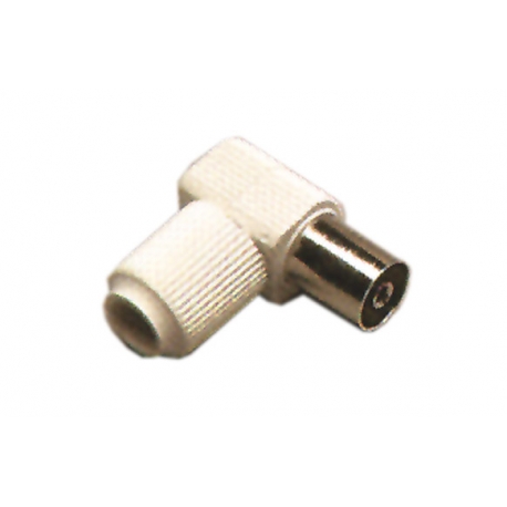 Conector acodado blanco axil mp-563e h9.5