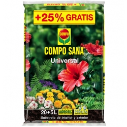 Substrato universal compo sana 20+5l gratis