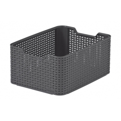 Caja ordenacion style keter mediana 18 litros 188960 chocolate