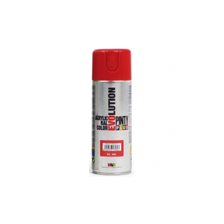 Pintura spray acrilica pintyplus rojo brillo 520 cc