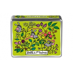 Caja para tisanas metalica