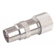 Conector pal hembra metalico