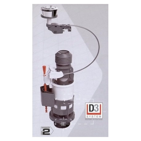 Descargador cisterna doble pulsador wirquin mw2 3-6 l