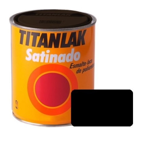 Esmalte titanlak 750 ml 1401 - negro satinado
