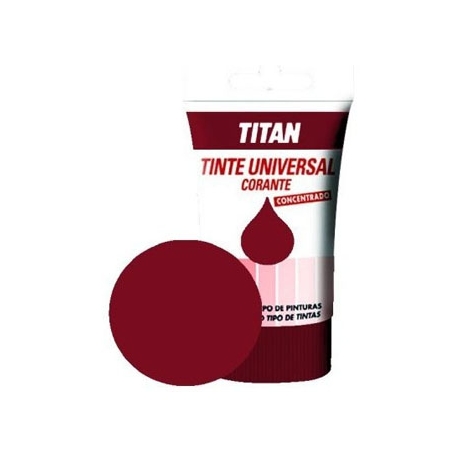 Tinte universal 50ml titan rojo oxido