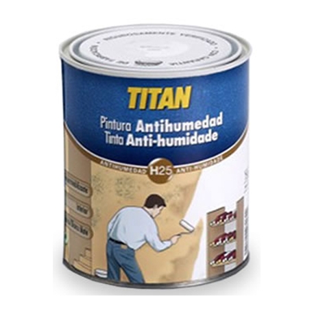 Pintura antihumedad titan 750 ml