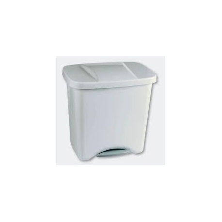 Cubo de basura denox ecologico 50l color plata