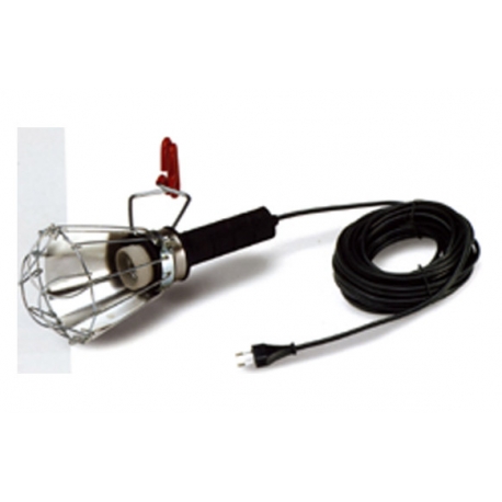 Lampara portatil con pinza y cable - 5 m 100 w