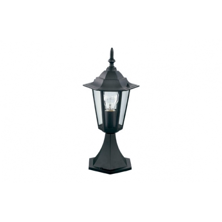 Farol sobremuro aluminio luxform orlando negro