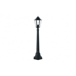 Farola aluminio luxform orlando negro 100 cm