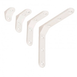 Soporte escuadra alberich estampado super blanco 3x3cm