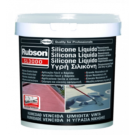 Silicona liquida rubson sl3000 1 kg teja