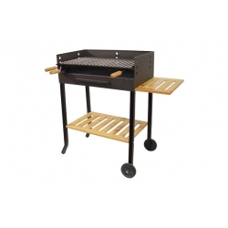 Barbacoa carbon con ruedas imex el zorro 71450