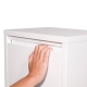 Cubo de reciclaje goro 2 compartimentos blanco