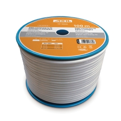 Cable coaxial tv 19vat-c blanco ca-0770-e 