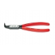 Alicates para arandelas interior knipex 4421-j21 170 mm curvo