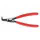 Alicates para arandelas exterior knipex 4621-a01 140mm curvo