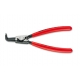 Alicates para arandelas exterior knipex 4621-a21 170 mm curvo