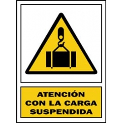 Señal carga suspendinda pvc 337 pla-cast