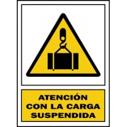 Señal carga suspendinda pvc 337 pla-cat