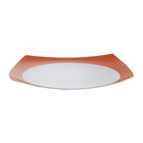 Bandeja porcelana naranja 30cm