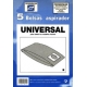 Bolsa aspirador universal 5 unidades