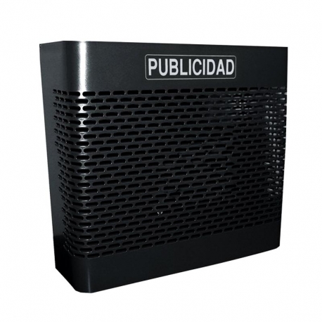 Cesta publicidad btv diseño negro 30x33x13cm