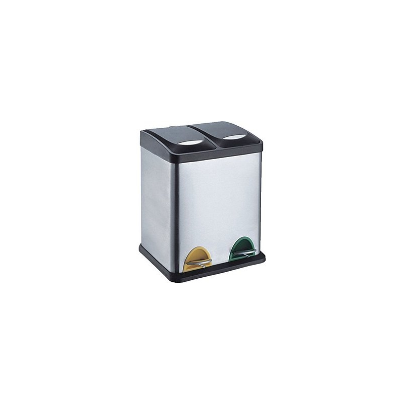 ⇒ Cubo de reciclaje iris 2 compartimentos 30 l ▷ Precio. ▷ Comprar con los  Mejores Precios. Ofertas online