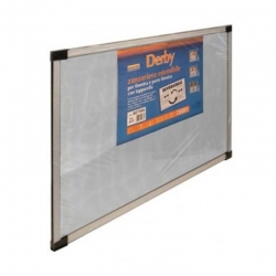 Mosquitera para ventana moskito extensible bronce 70x100-192cm