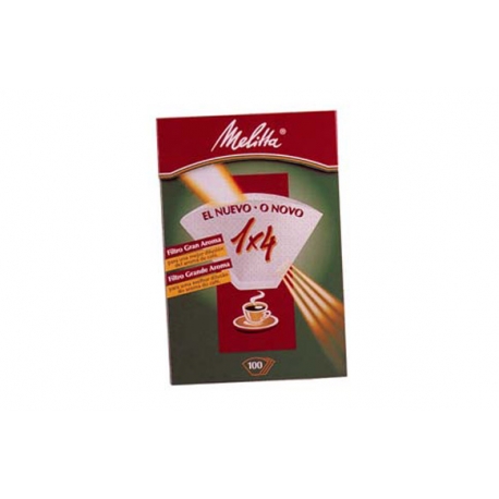 Papel filtro cafetera melitta 1x4