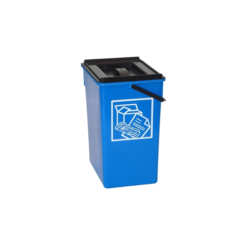 Cubo Reciclaje Apilable Azul - Mas Masiá