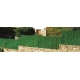 Seto artificial 1,5 x 3 m verde hoja fina