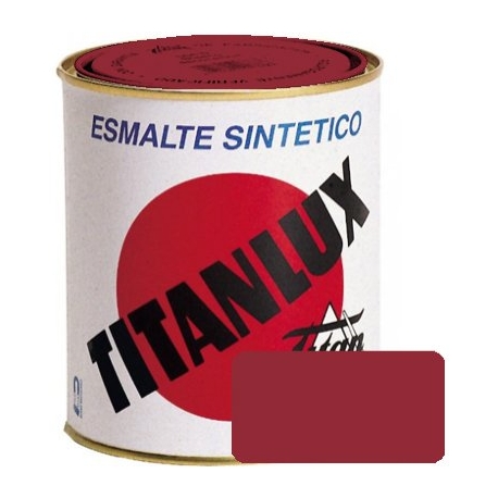 Esmalte sintetico 750 ml titanlux 555 - rojo ingles