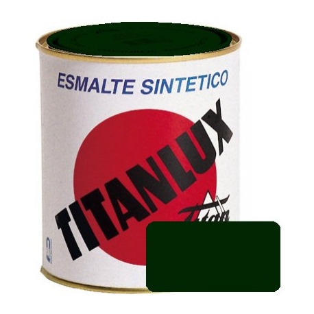 Esmalte sintetico 375 ml titanlux 562 - verde carruajes