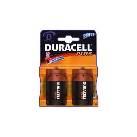 Pila duracell d lr-20 plus power 2 unidades