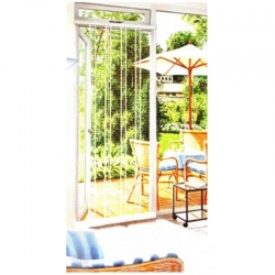 Mosquitera para puertas tesa 220 x 95 cm blanco