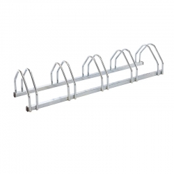 Soporte suelo mottez para 5 bicicletas 133x33cm