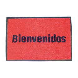 Alfombra bienvenidos ambit roja 50 x 75