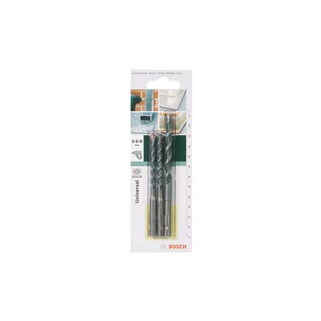 Set 3 brocas uneo bosch multiusos