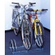 Soporte suelo mottez para 3 bicicletas 72x33cm
